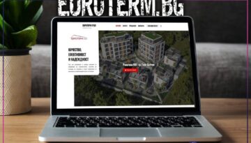 Изработка на фирмен уебсайт за строителна компания - Euro term