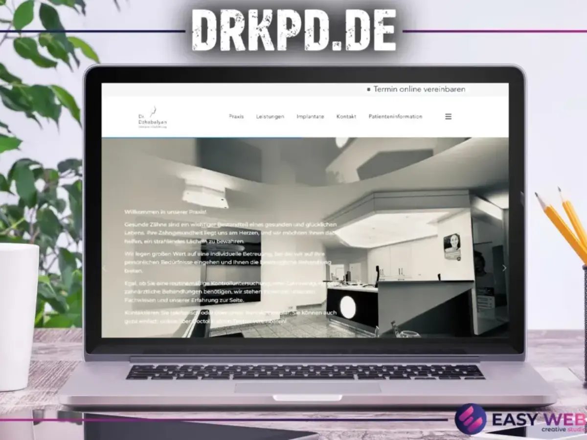 DRKPD.de Изработка на сайт EASY WEB