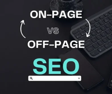 on-page SEO vs off-page SEO