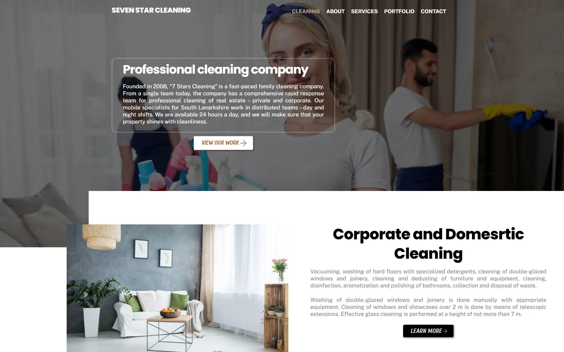 sevenstarcleaning.com