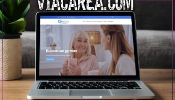 Viacarea.com Изработка на сайт от EASY WEB