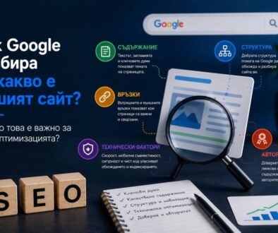 Научете как SEO оптимизацията на сайт помага на Google да разбере съдържанието, да индексира страниците и да ги показва при подходящи търсения.