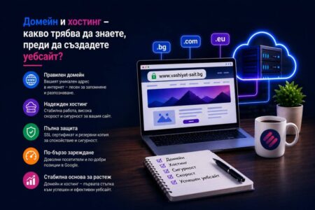 Научете как правилният избор на домейн помага за разпознаваемостта на бизнеса и какво трябва да знаете за името и домейн разширението на вашия сайт.