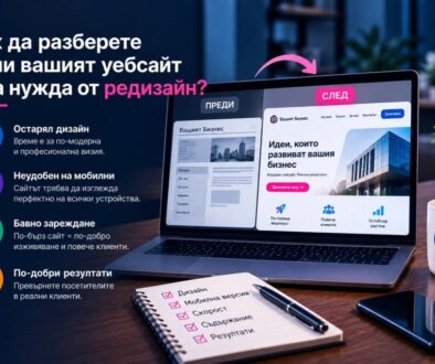 Разберете кога е необходим редизайн на сайт и кои признаци показват, че дизайнът, структурата или функционалността вече се нуждаят от промяна.
