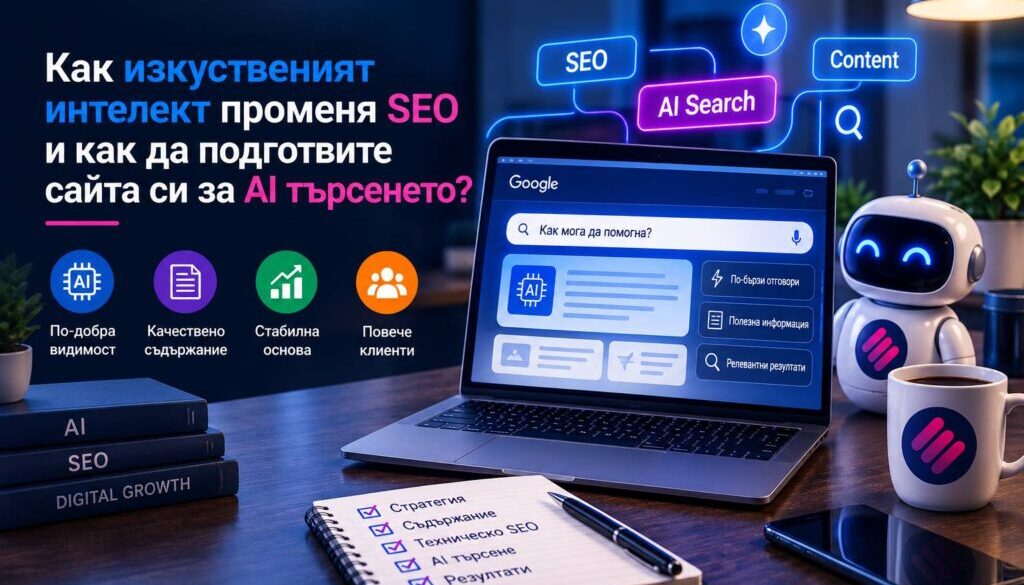 Научете как AI търсенето променя начина, по който потребителите откриват информация, и как да подготвите сайта си за новите тенденции.